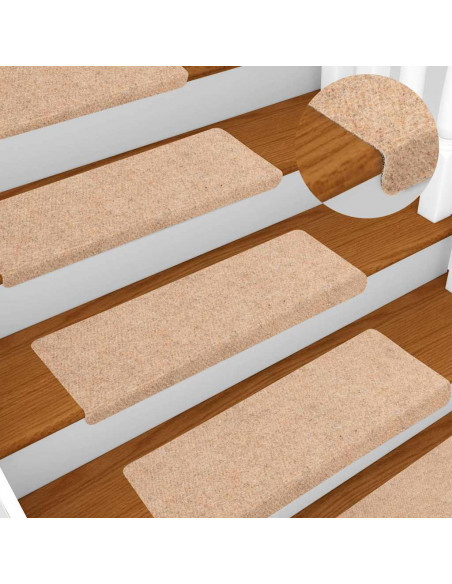Tappetini Autoadesivi per Scale 20 pz Marroni 65x21x4 cm