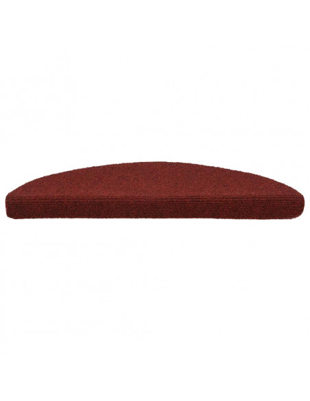 Tappetini Autoadesivi per Scale 20 pz Rossi 56x17x3 cm