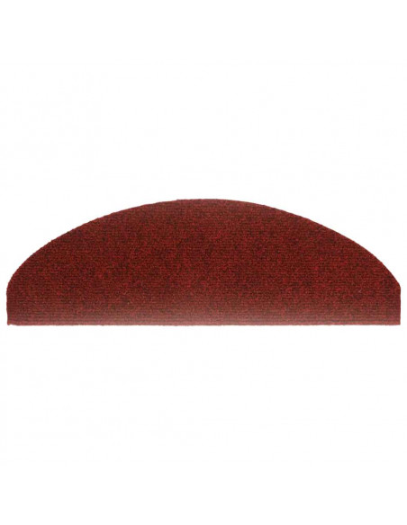 Tappetini Autoadesivi per Scale 20 pz Rossi 65x21x4 cm