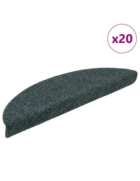 Tappetini Autoadesivi per Scale 20 pz Verdi 56x17x3 cm