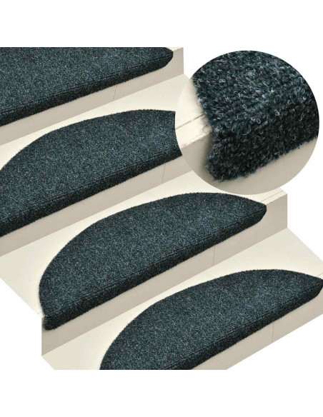 Tappetini Autoadesivi per Scale 20 pz Verdi 56x17x3 cm