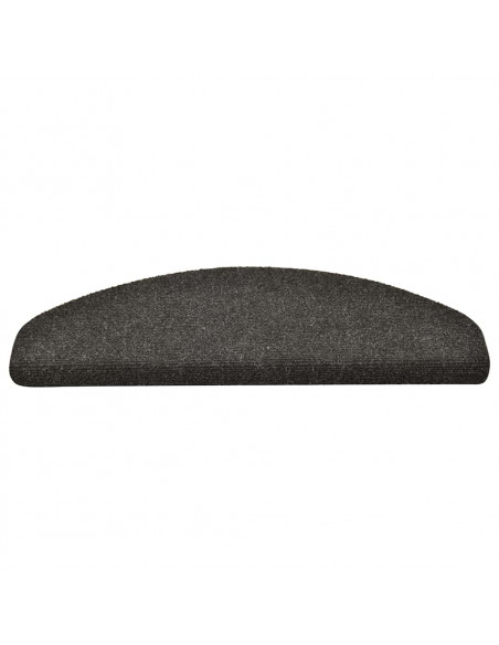 Tappetini Autoadesivi per Scale 30 pz Antracite 65x21x4 cm