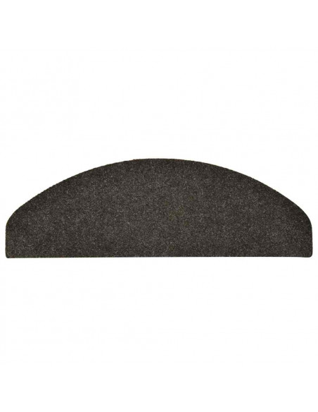 Tappetini Autoadesivi per Scale 30 pz Antracite 65x21x4 cm