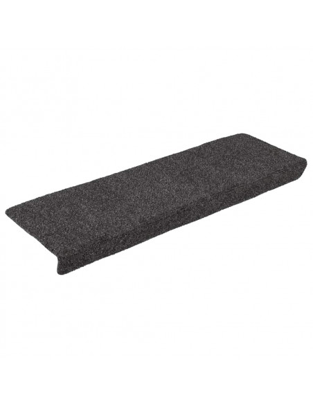 Tappetini Autoadesivi per Scale 30 pz Antracite 65x21x4 cm