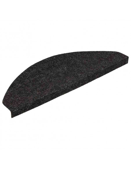 Tappetini Autoadesivi per Scale 30 pz Antracite 65x22,5x3,5 cm