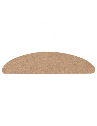 Tappetini Autoadesivi per Scale 30 pz Beige 56x17x3 cm