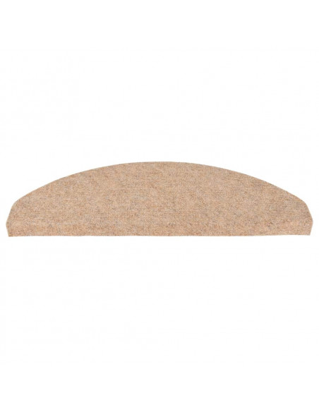 Tappetini Autoadesivi per Scale 30 pz Beige 65x22,5x3,5 cm