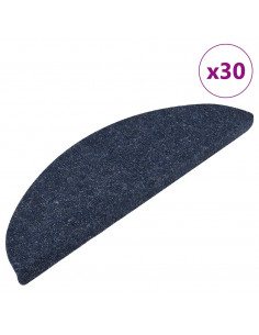 Tappetini Autoadesivi per Scale 30 pz Blu 56x17x3 cm