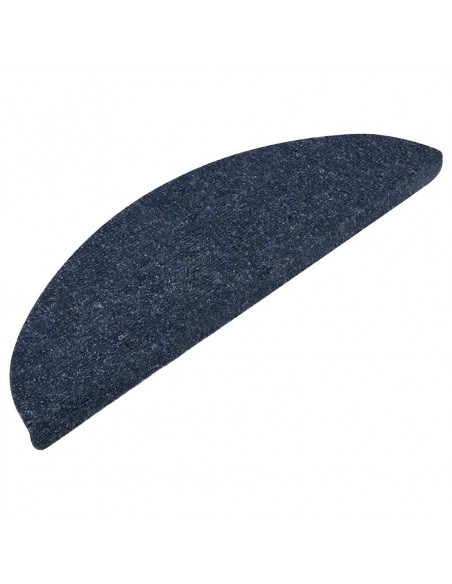 Tappetini Autoadesivi per Scale 30 pz Blu 56x17x3 cm