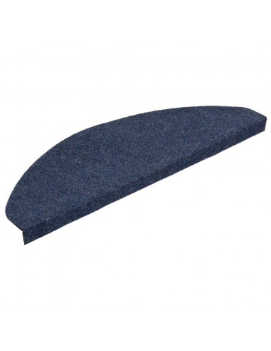 Tappetini Autoadesivi per Scale 30 pz Blu 65x22,5x3,5 cm