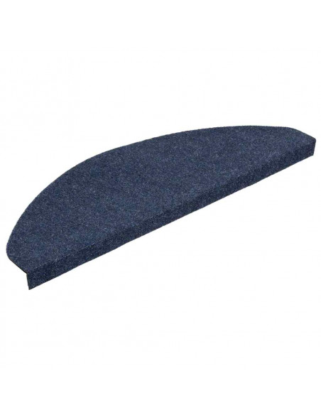 Tappetini Autoadesivi per Scale 30 pz Blu 65x22,5x3,5 cm