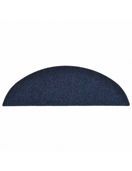 Tappetini Autoadesivi per Scale 30 pz Blu Marino 56x17x3 cm