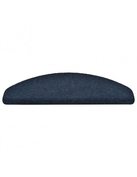 Tappetini Autoadesivi per Scale 30 pz Blu Marino 65x21x4 cm