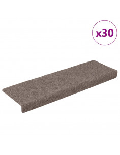 Tappetini Autoadesivi per Scale 30 pz Crema 65x21x4 cm