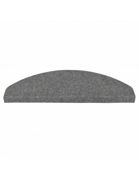 Tappetini Autoadesivi per Scale 30 pz Grigi 65x22,5x3,5 cm