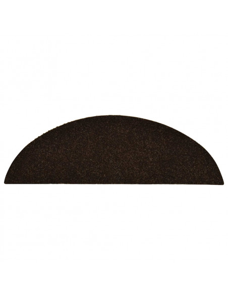Tappetini Autoadesivi per Scale 30 pz Marrone 56x17x3 cm