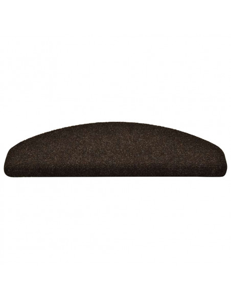 Tappetini Autoadesivi per Scale 30 pz Marrone 65x21x4 cm