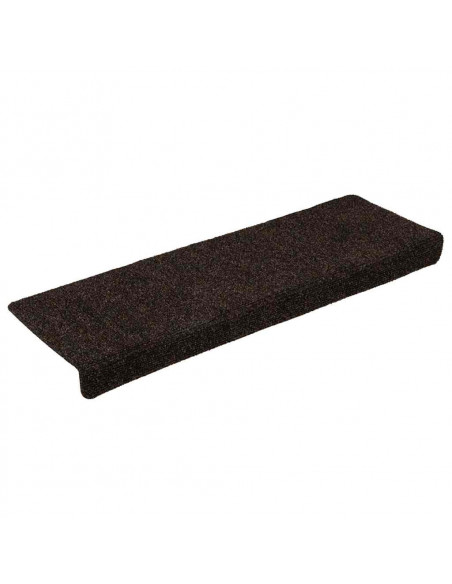 Tappetini Autoadesivi per Scale 30 pz Marrone 65x21x4 cm