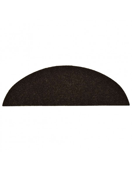 Tappetini Autoadesivi per Scale 30 pz Marrone Scuro 56x17x3 cm