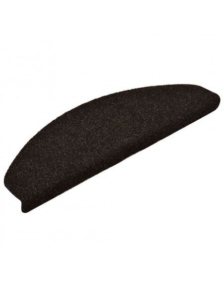 Tappetini Autoadesivi per Scale 30 pz Marrone Scuro 65x21x4 cm