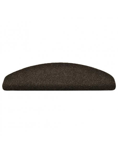 Tappetini Autoadesivi per Scale 30 pz Marrone Scuro 65x21x4 cm