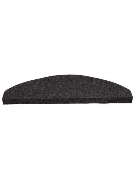 Tappetini Autoadesivi per Scale 30 pz Neri 65x22,5x3,5 cm