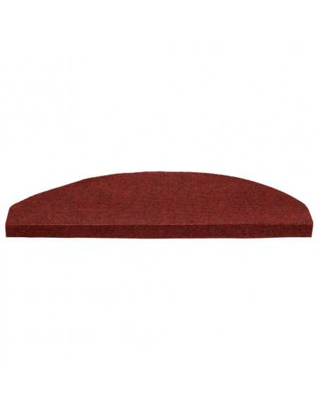 Tappetini Autoadesivi per Scale 30 pz Rossi 65x22,5x3,5 cm