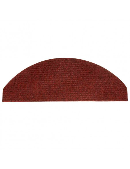 Tappetini Autoadesivi per Scale 30 pz Rossi 65x22,5x3,5 cm