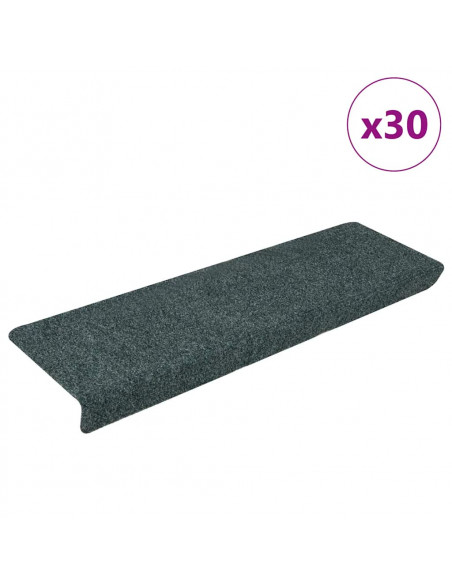 Tappetini Autoadesivi per Scale 30 pz Verdi 65x21x4 cm