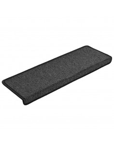 Tappetini per Scale 30 pz 65x21x4 cm Antracite 2