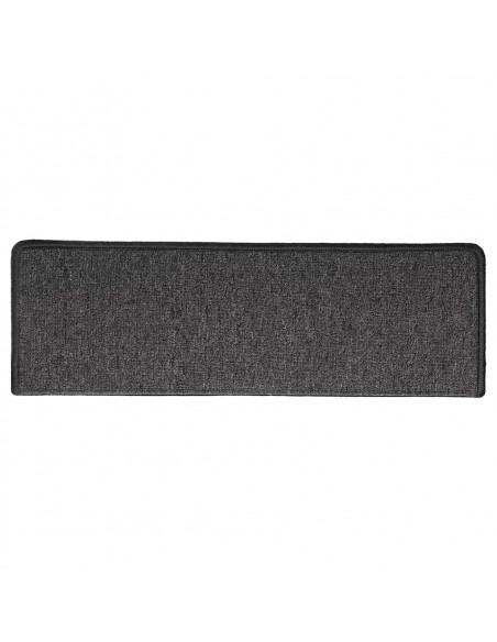 Tappetini per Scale 30 pz 65x21x4 cm Antracite