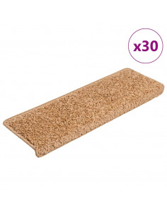 Tappetini per Scale 30 pz 65x21x4 cm Beige