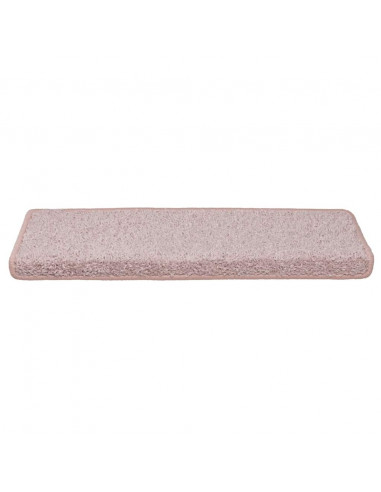Tappetini per Scale 30 pz 65x21x4 cm Bianchi e Rosa