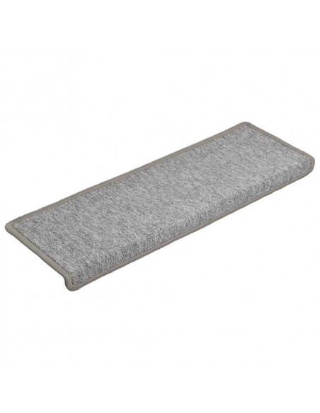 Tappetini per Scale 30 pz 65x21x4 cm Grigio Chiaro