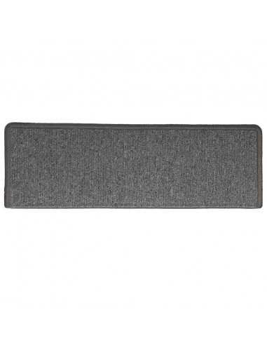 Tappetini per Scale 30 pz 65x21x4 cm Grigio Scuro