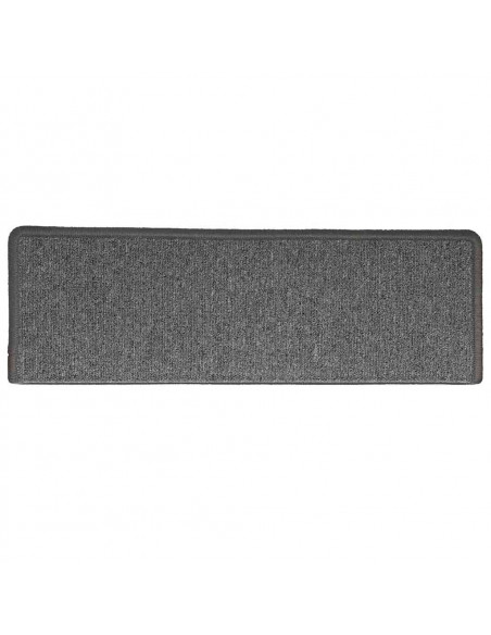 Tappetini per Scale 30 pz 65x21x4 cm Grigio Scuro