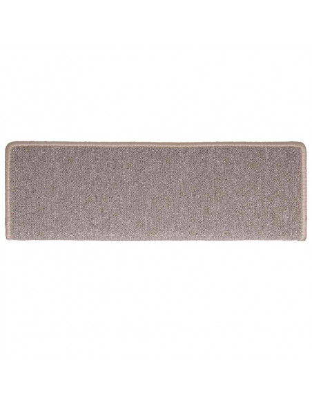 Tappetini per Scale 30 pz 65x21x4 cm Marrone Chiaro