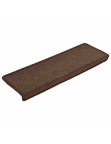 Tappetini per Scale 30 pz 65x21x4 cm Marroni