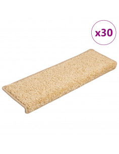 Tappetini per Scale 30 pz 65x21x4 cm Marroni