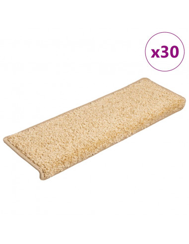 Tappetini per Scale 30 pz 65x21x4 cm Marroni