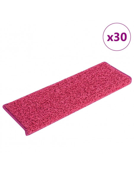 Tappetini per Scale 30 pz 65x21x4 cm Rosa