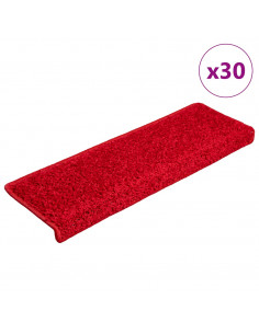 Tappetini per Scale 30 pz 65x21x4 cm Rossi