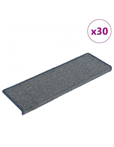 Tappetini per Scale 30 pz 65x21x4 cm Viola e Blu