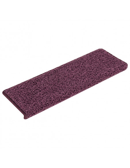 Tappetini per Scale 30 pz 65x21x4 cm Viola Scuro