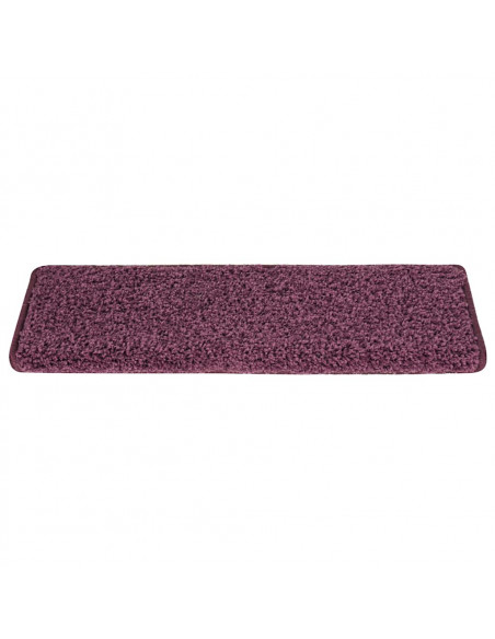 Tappetini per Scale 30 pz 65x21x4 cm Viola Scuro