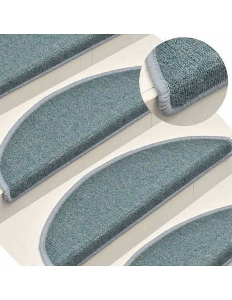 Tappetini per Scale 30 pz Blu 56x17x3 cm