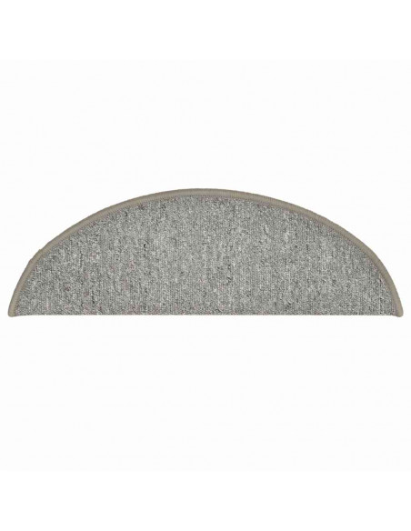 Tappetini per Scale 30 pz Grigio Chiaro 56x17x3 cm