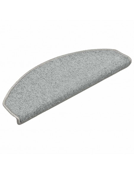 Tappetini per Scale 30 pz Grigio Chiaro 65x24x4 cm
