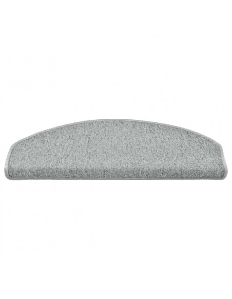 Tappetini per Scale 30 pz Grigio Chiaro 65x24x4 cm