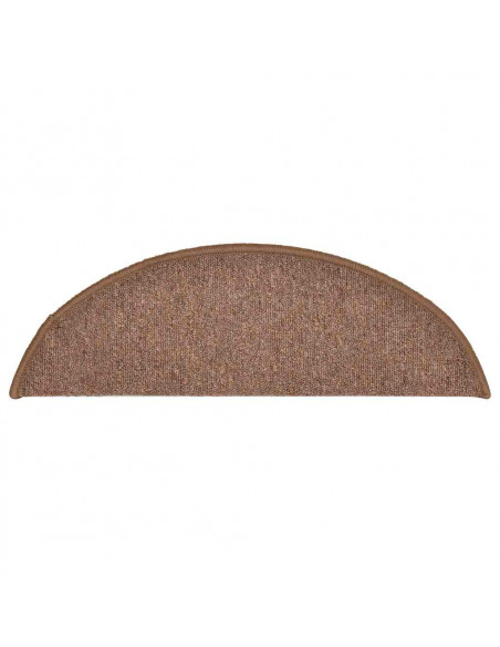 Tappetini per Scale 30 pz Marroni 56x17x3 cm